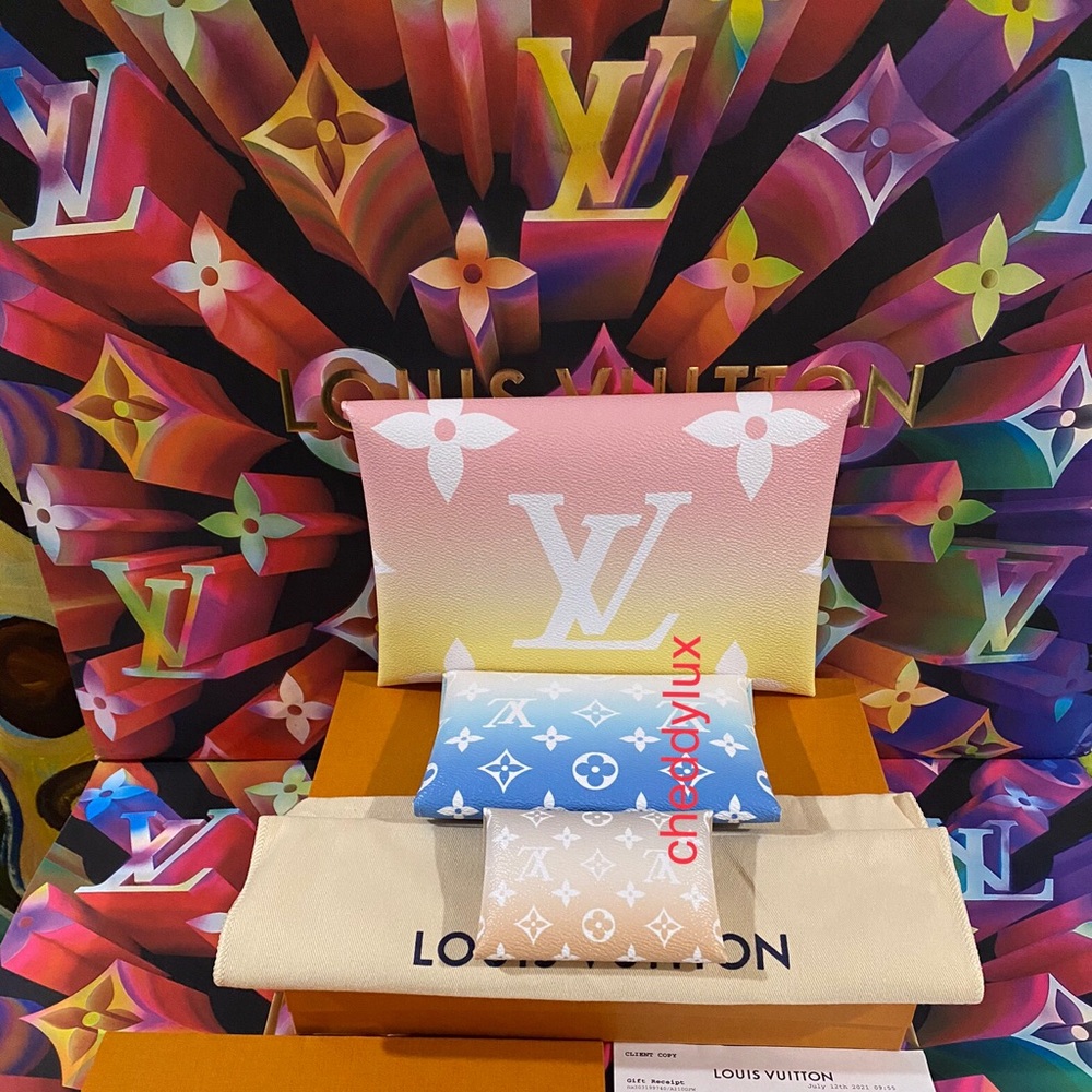 ⛱🏊🏼‍♀️Authentic Brand NEW Louis Vuitton Limited Edition Kirigami Set Pochette - Picture 3 of 14